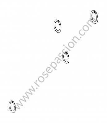 P8946 - Circlip for Porsche 356a • 1957 • 1600 (616 / 1 t2) • Coupe a t2 • Manual gearbox, 4 speed