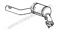 P90338 - Catalytic converter for Porsche 996 / 911 Carrera • 2004 • 996 carrera 4 • Cabrio • Automatic gearbox
