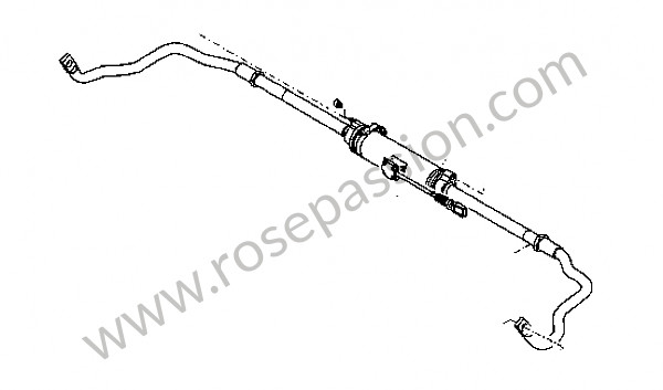 P90353 - Barra stabilizzatrice per Porsche Cayenne / 955 / 9PA • 2005 • Cayenne v6 • Cambio manuale 6 marce