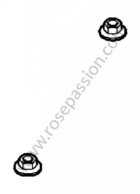 P90477 - Tuerca de seguridad para Porsche Cayenne / 957 / 9PA1 • 2009 • Cayenne v6 • Caja manual de 6 velocidades