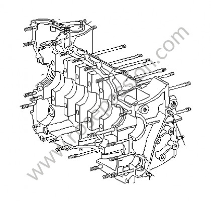 P93113 - Crankcase for Porsche 911 G • 1974 • 2.7 carrera • Targa • Manual gearbox, 5 speed