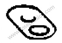 P9320 - Gasket for Porsche 356a • 1956 • 1600 s (616 / 2) • Coupe a t1 • Manual gearbox, 4 speed