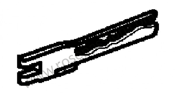 P94237 - Blank key for Porsche Boxster / 987-2 • 2010 • Boxster 2.9 • Cabrio • Manual gearbox, 6 speed