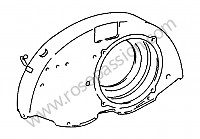 P9458 - Carcasa de la toma de aire para Porsche 356a • 1958 • 1600 (616 / 1 t2) • Convertible d'a t2 • Caja manual de 4 velocidades