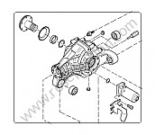 P95563 - Pont arrière pour Porsche Cayenne / 955 / 9PA • 2004 • Cayenne s v8 • Boite manuelle 6 vitesses