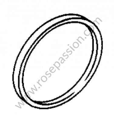P9583 - Gasket for Porsche 912 • 1966 • 912 1.6 • Coupe • Manual gearbox, 4 speed