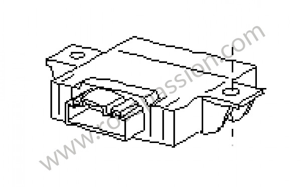 P95978 - Transmisor de inclinacion para Porsche Boxster / 987 • 2008 • Boxster 2.7 • Cabrio • Caja manual de 6 velocidades