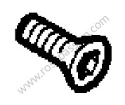 P95981 - Countersunk-head screw for Porsche Cayenne / 957 / 9PA1 • 2008 • Cayenne v6 • Manual gearbox, 6 speed