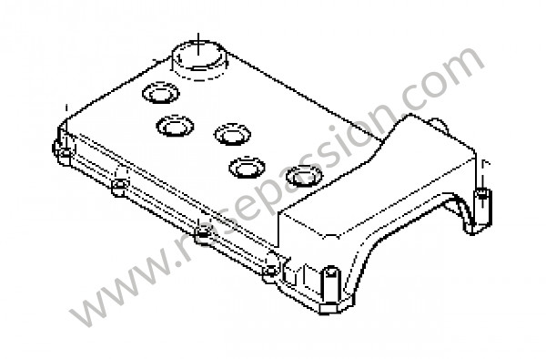 P95989 - Couvercle de culasse pour Porsche Cayenne / 955 / 9PA • 2005 • Cayenne v6 • Boite auto