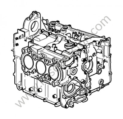 P96194 - Crankcase for Porsche 997-1 / 911 Carrera • 2008 • 997 c2 • Coupe • Automatic gearbox
