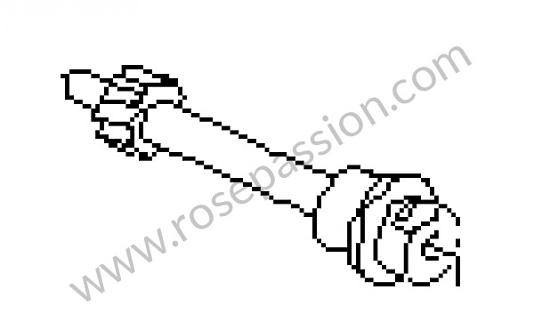 P96824 - Veio intermedio para Porsche Cayenne / 955 / 9PA • 2003 • Cayenne v6 • Caixa manual 6 velocidades