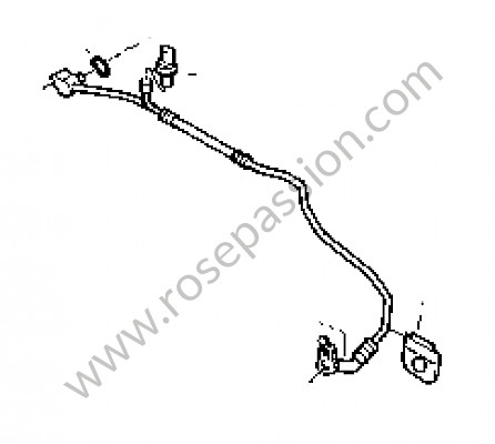 P96954 - Pressure line for Porsche Cayenne / 955 / 9PA • 2003 • Cayenne v6 • Manual gearbox, 6 speed