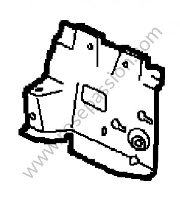 P97114 - Porta-serratura per Porsche 997 GT3 / GT3-2 • 2007 • 997 gt3 rs 3.6 • Coupe • Cambio manuale 6 marce