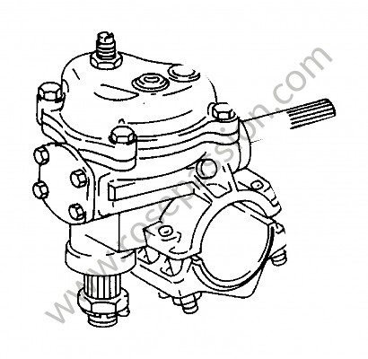 P9792 - Steering gear for Porsche 356B T5 • 1960 • 1600 (616 / 1 t5) • Karmann hardtop coupe b t5 • Manual gearbox, 4 speed