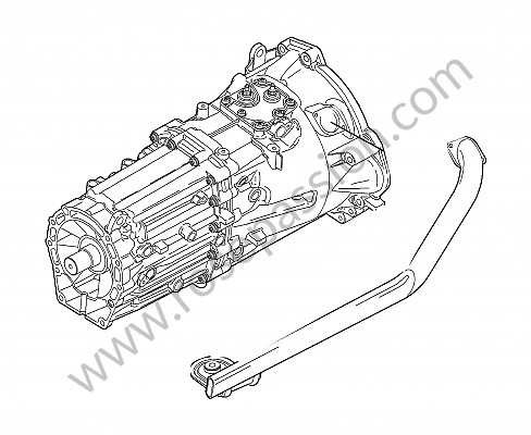 P99070 - Conduta de ar para Porsche Cayenne / 957 / 9PA1 • 2010 • Cayenne gts • Caixa manual 6 velocidades