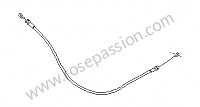 P99696 - Lid-release cable for Porsche Boxster / 987 • 2005 • Boxster s 3.2 • Cabrio • Manual gearbox, 6 speed