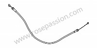 P99696 - Lid-release cable for Porsche Boxster / 987-2 • 2009 • Boxster s 3.4 • Cabrio • Pdk gearbox
