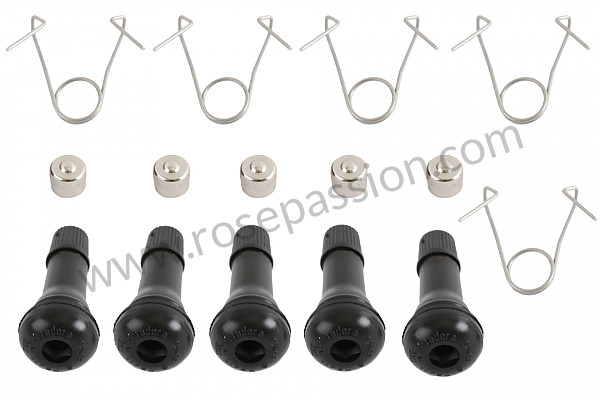 P554538 - WHEEL VALVE AND HOLDER KIT 356 for Porsche 356a • 1957 • 1600 s (616 / 2) • Coupe a t1 • Manual gearbox, 4 speed