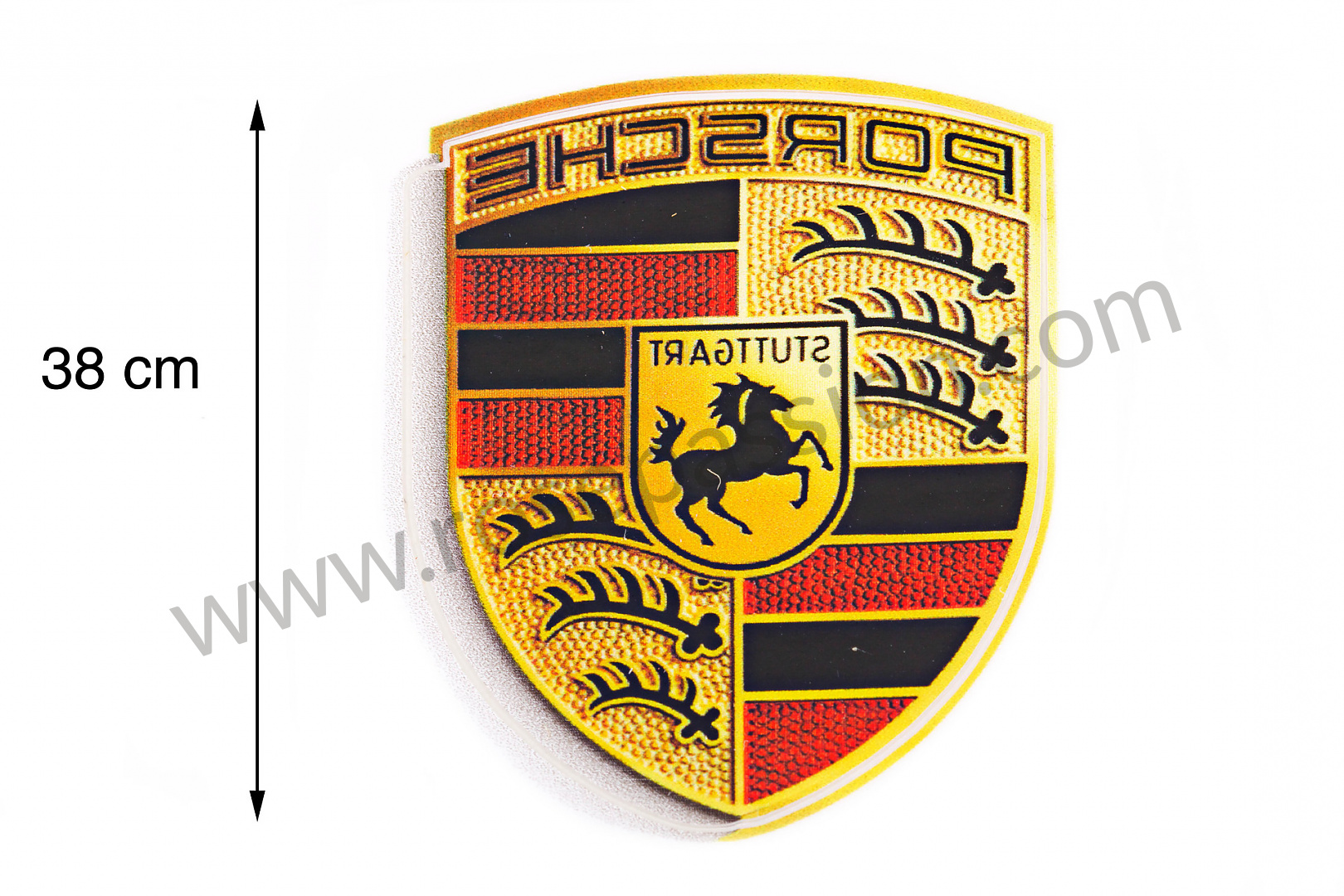 Emblem Aufkleber Porsche 38x31 cm WAP013004