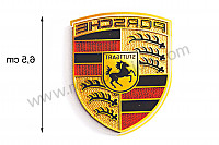 P1393 - Autocollant pour Porsche 
