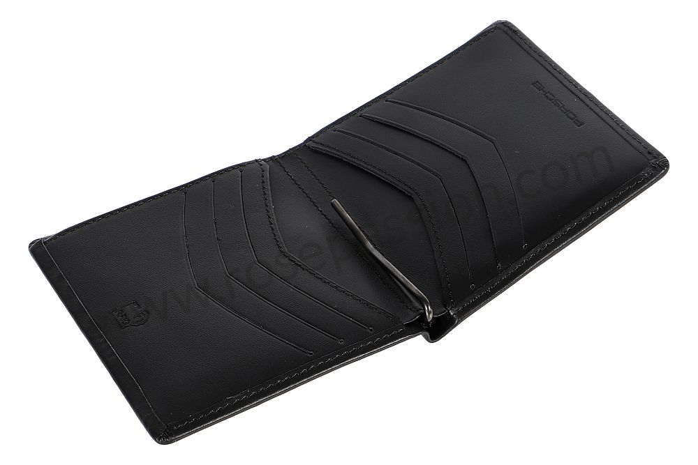 BADBLOOD★韓国人気 Western Buckle Chain Card Holder - Black Бэлэн 💣 Western buckle accordion card holder 100% calfskin