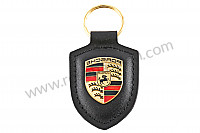 P1563 - Portachiavi origine nero per Porsche 