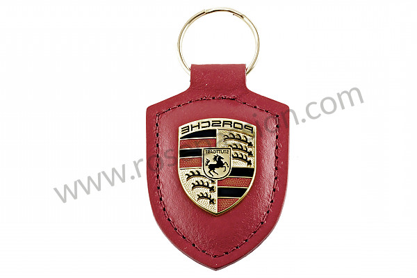 P110891 - Portachiavi porsche origine rosso per Porsche 
