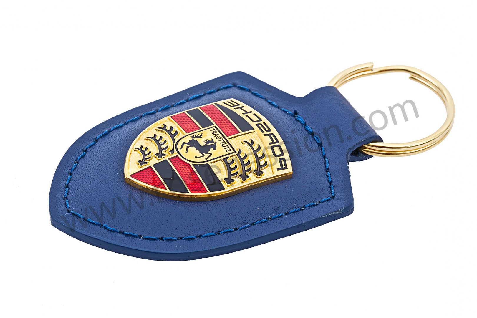 P189667 - WAP0500950E - Porte-clés origine - BLEU / BLEU // BLEU (BLEU) /  CUIR (WAP0500950D) pour Porsche