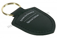 P1038047 - IRISH GREEN KEYRING SPECIAL EDITION 75 YEARS for Porsche 