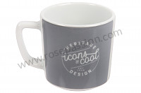 P1026086 - TASSE ESPRESSO COLLECTOR N°2 HÉRITAGE - GRIS pour Porsche 