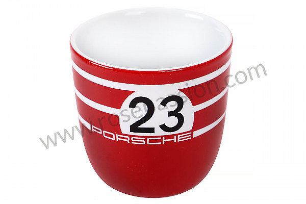 P598492 - RED / BLACK / WHITE ESPRESSO CUP for Porsche 