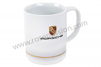 P189669 - Coffee mug with crest for Porsche 