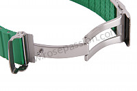 P232415 - Relógio desportivo chrono - prateado e verde para Porsche 