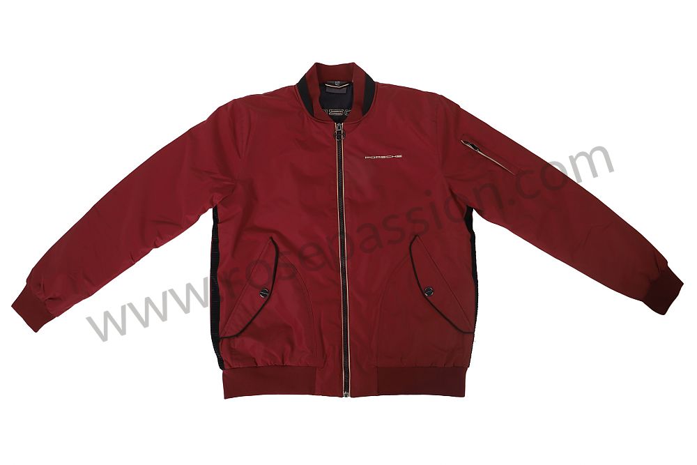 P596244 WAP32200M0LHRT VESTE HOMME BORDEAUX ROUGE pour Porsche