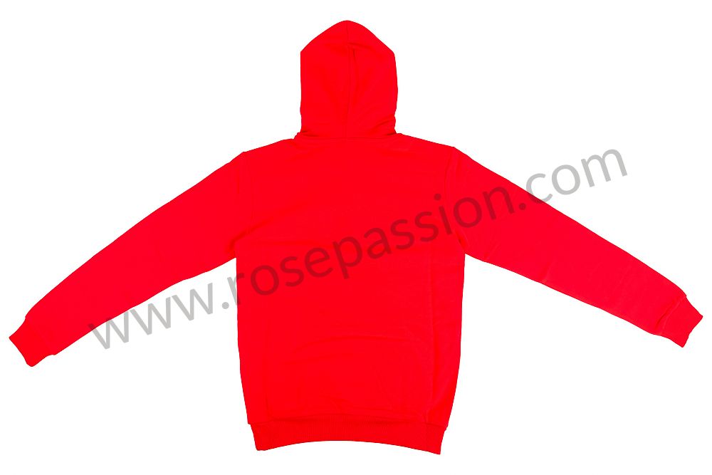 P613851 - WAP72200L0NPOR - MEN'S RED HOODIE - L MEASUREMENT