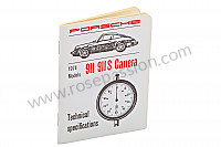 P98698 - Boekje nummers-spanmomenten-tolerantie-specificaties in het engels (een schat aan informatie)  voor Porsche 911 G • 1974 • 2.7 • Targa • Manuele bak 4 versnellingen