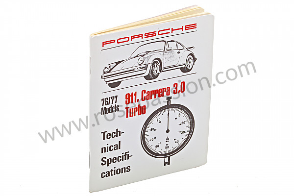 P103095 - Boekje nummers-spanmomenten-tolerantie-specificaties in het engels (een schat aan informatie)  voor Porsche 911 G • 1977 • 2.7 • Coupe • Automatische versnellingsbak
