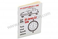 P103095 - Livret cotes - couples de serrage-tolérance-spécifications en anglais ( une mine d'information) pour Porsche 911 G • 1977 • 3.0 carrera • Targa • Boite manuelle 5 vitesses