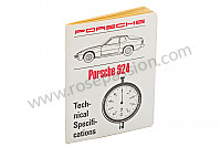 P98694 - Boekje nummers-spanmomenten-tolerantie-specificaties in het engels (een schat aan informatie)  voor Porsche 924 • 1977 • 924 2.0 • Coupe • Automatische versnellingsbak