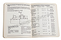 P99153 - Livret cotes - couples de serrage-tolérance-spécifications en anglais ( une mine d'information) pour Porsche 