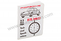 P98693 - Scheda tipi-quo.-toller. per Porsche 911 G • 1980 • 3.0sc • Coupe • Cambio auto