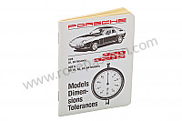 P99203 - Livret cotes - couples de serrage-tolérance-spécifications en anglais ( une mine d'information) pour Porsche 928 • 1981 • 928 4.7s • Coupe • Boite auto