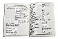 P99203 - Livret cotes - couples de serrage-tolérance-spécifications en anglais ( une mine d'information) pour Porsche 