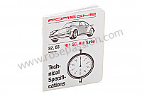 P98697 - Livret cotes - couples de serrage-tolérance-spécifications en anglais ( une mine d'information) pour Porsche 