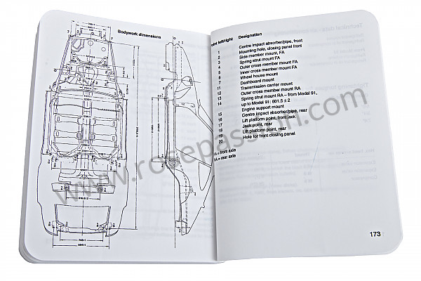 P99143 - Boekje nummers-spanmomenten-tolerantie-specificaties in het engels (een schat aan informatie)  voor Porsche 964 / 911 Carrera 2/4 • 1990 • 964 carrera 2 • Coupe • Automatische versnellingsbak