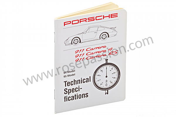 P98696 - Dati tecnici per Porsche 993 / 911 Carrera • 1996 • 993 rs • Coupe • Cambio manuale 6 marce