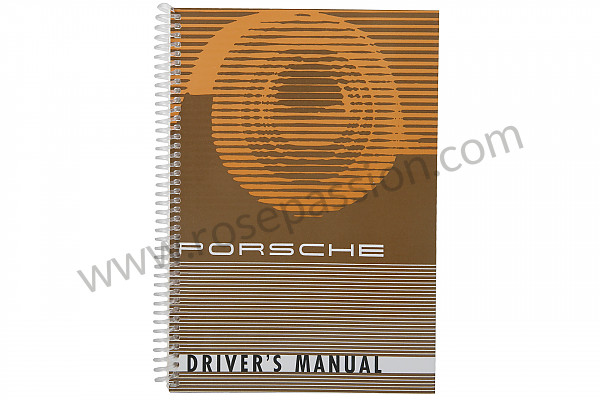 P80959 - Manuale d'uso e tecnico del veicolo in inglese 356 b per Porsche 356B T5 • 1960 • 1600 s (616 / 2 t5) • Cabrio b t5 • Cambio manuale 4 marce