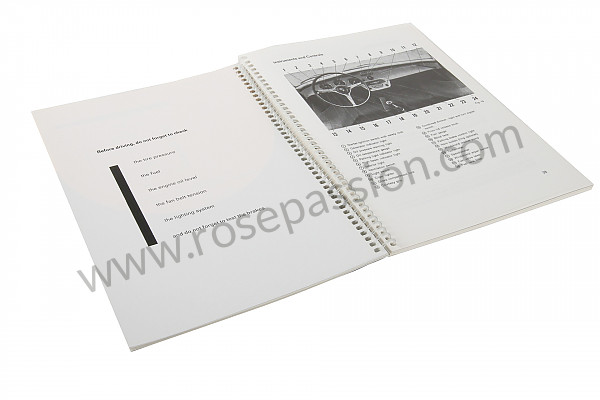 P80883 - Manual de utilización y técnico de su vehículo en inglés 356 c para Porsche 