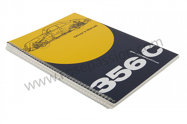 P80883 - Manuale d'uso e tecnico del veicolo in inglese 356 c per Porsche 
