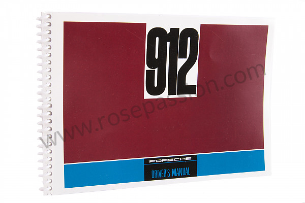 P80886 - Manuale d'uso e tecnico del veicolo in inglese 912 1967 per Porsche 
